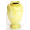 Image 1 : Yellow lustre Bursleyware vase, 22cm high…