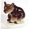 Image 1 : USSR seated brown bear, 10cm high…