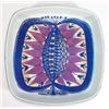 Image 1 : Royal Copenhagen square shaped dish decorated with stylised butterfly, 21cm in length…