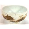 Image 1 : Hand painted Royal Copenhagen stoneware Studio bowl, decorated with rabbits amongst foliage…