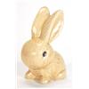 Image 1 : Straw glazed seated Sylvac rabbit, 13cm high…