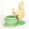 Image 1 : Green and straw glazed Sylvac squirrel ashtray, 10cm high…