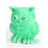 Image 1 : Decoro pottery green glazed seated owl, 9cm high…