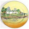 Image 1 : Royal Doulton Seriesware plate decorated with cottage scenes, 27cm diameter…
