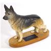 Image 1 : Hand painted Beswick connoisseur model 'Alsatian' on wooden stand, 22cm high…