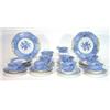 Image 1 : Large quantity of Spode Camilla pattern blue and white teaware, comprising milk jug, sugar bowl, …