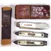 Image 1 : Cased mother of pearl and silver fruit knife and fork and a cased mother of pearl and silver frui…