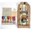 Military medal group comprising 1939-45 Star, Atlantic Star, Burma Star with Pacific Bar, Africa …