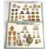 Image 1 : Approximately 40 Royal Fusiliers West Riding Regiment, Norfolk Regiment and Kings Regiment badges…