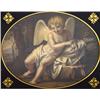 Image 1 : Framed Victorian coloured engraving of cherubs…