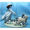 Image 1 : 1 LLADRO PRIVILEGE 6784 PUPPY PARADE, 9.5"H,4.5LBS, GOOD...