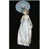 Image 1 : 1 LLADRO 7636 AFTERNOON PROMENAD LLADRO SOCIETY, 9.5"H, 1.5LB GOOD COND....