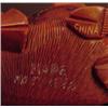 Image 3 : 1 WOOD WATER BUFFALO WITH 2 BOYS 2"H, 6"LONG.GOOD CONDITION....
