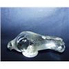 Image 1 : 1 LALIQUE PIGEON, 4"H, 10.5"L 8.5LBS, BASE ETCHED LALIQUE, FRANCE, GOOD CONDITION, BOTTOM OF BASE...