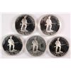 Image 2 : 5 STERLING SILVER 1 ONCE PROOF BICENTENNIAL