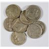 Image 1 : 10 1913 TYPE 1 BUFFALO NICKELS G-VF