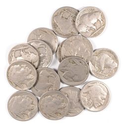 15 1920-S BUFFALO NICKELS ALL NICE VG OR BETTER