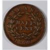 Image 2 : 1870 SARAWAK - BORNEO HALF CENT SHARP XF/AU