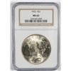 Image 1 : 1923 PEACE DOLLAR NGC MS-65 BLAST WHITE