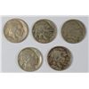 Image 1 : BUFFALO NICKELS 1914, 16 XF, 18-D, 19-S, 19-D VG-XF
