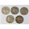 Image 2 : BUFFALO NICKELS 1914, 16 XF, 18-D, 19-S, 19-D VG-XF
