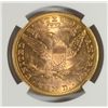 Image 3 : 1882-S $10 GOLD NGC MS-61 VIBRANT LUSTER