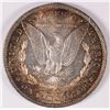 Image 2 : 1881-O MORGAN SILVER DOLLAR MS63 WHITE OBV, TONED REV