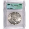 Image 1 : 1928-S PEACE SILVER DOLLAR, ICG MS-62  RARE DOUBLE DIE OBVERSE, VAM-3!!