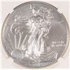 Image 2 : 2013 ( W ) AMERICAN SILVER EAGLE, NGC MS-70  GOLD STAR LABEL!