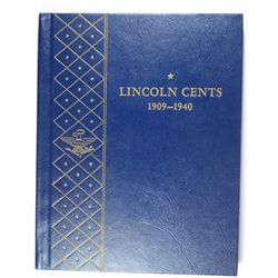 #1 LINCOLN CENT W/WHITMAN ALBUM (NO 09-S VDB, 22 NO D) AVG CIRC