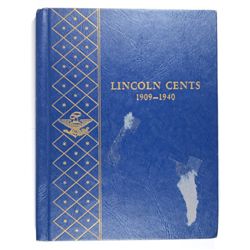 #1 LINCOLN CENT W/WHITMAN ALBUM (22 NO D) AVG CIRC