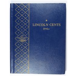 #2 LINCOLN CENT W/WHITMAN ALBUM AVG CIRC