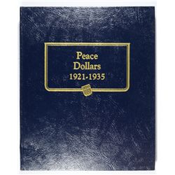 PEACE DOLLAR SET W/WHITMAN ALBUM AVG CIRC