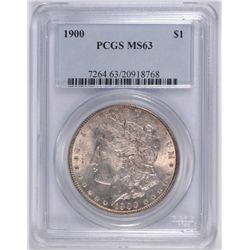 1900 Morgan Dollar PCGS MS-63