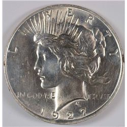 1927-D Peace Dollar MS-64+