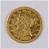 Image 1 : 1848-C $2.5 Gold Liberty AU+