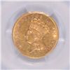 Image 2 : 1860 $3 Gold PCGS AU-53