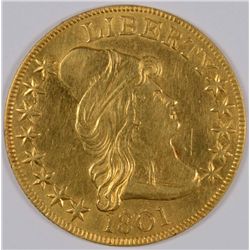 1801 $10 Gold AU-58 NICE