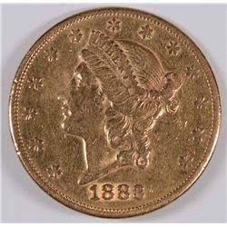 1883-S $20 Gold Liberty VF-35