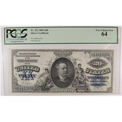 1891 $20 Silver Certificate (PCGS Very Choice New 64) RARE