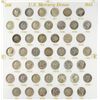 Image 2 : SET MERCURY DIME COMPLETE IN CAPITAL PLASTIC: 1916-AG/G, 1942/1 VF-XF, 1921 G,
