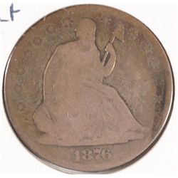 1876 Seated Half Dollar Good