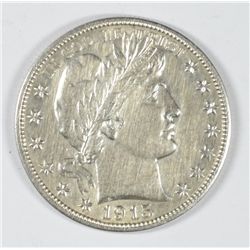 1915-S Barber Half Dollar XF/AU