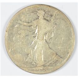 1938 D Walking Liberty Half Dollar G/VG