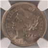 Image 2 : 1865 Three Cent Nickel NGC MS-63