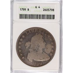 1799 Bust Dollar ANACS G-4