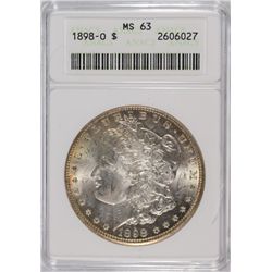 1898-O Morgan Dollar ANACS MS-63