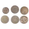 Image 2 : (6) Misc Coins (83 W/C-5c, 83 N/C-5c, 87-5c, 94-5c, 17-5c,92-10c) Avg Circ