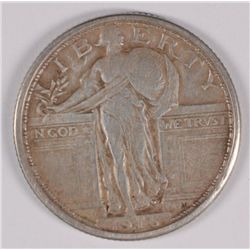 1916 STANDING LIBERTY QUARTER, XF, THE KEY TO THE SERIES