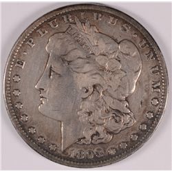 1893-S MORGAN SILVER DOLLAR, VF++ SUPER NICE RARE KEY DATE!